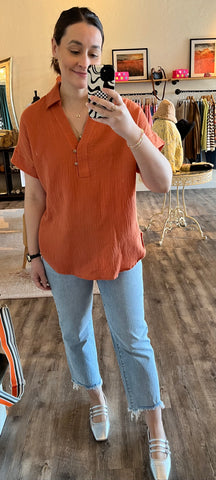 SS Button Down Top